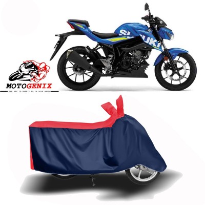 MOTOGENIX Two Wheeler Cover for Suzuki(GSX, Red, Blue)