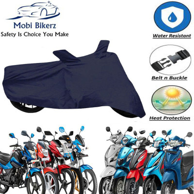 mobibikerz Two Wheeler Cover for Vespa(Vespa LX 125, Blue)