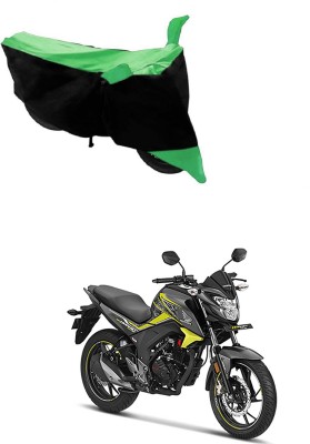 Ascension Two Wheeler Cover for Honda(CB Hornet 160, Green, Black)