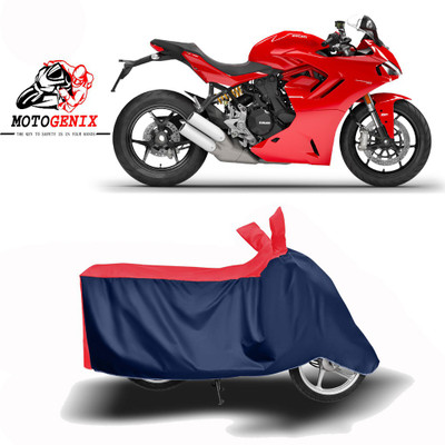 MOTOGENIX Two Wheeler Cover for Ducati(SuperSport, Red, Blue)
