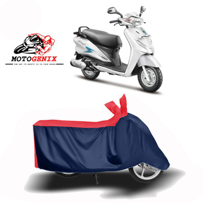 MOTOGENIX Two Wheeler Cover for Hero(Duet, Red, Blue)