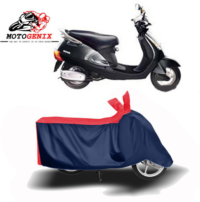 Mdstar Two Wheeler Cover for Kinetic(Nova EX, Red, Blue)