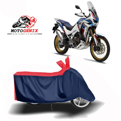 MOTOGENIX Two Wheeler Cover for Honda(Africa Twin, Red, Blue)
