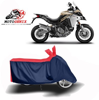 MOTOGENIX Two Wheeler Cover for Ducati(Multistrada 1260, Red, Blue)