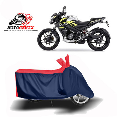 MOTOGENIX Two Wheeler Cover for Bajaj(Pulsar 160 NS DTS-i, Red, Blue)
