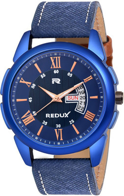 REDUX RWS0230S Blue Dial Day & Date Analog Watch  - For Men