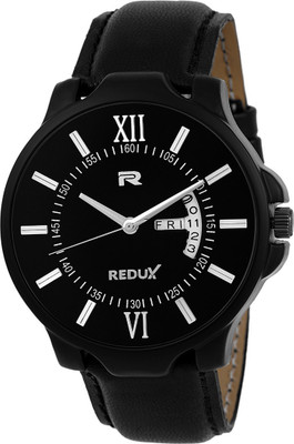 REDUX RWS0239S Black Dial Day & Date Analog Watch  - For Men