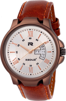 REDUX RWS0195S Silver Dial Day & Date Analog Watch  - For Men