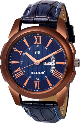 REDUX RWS0218S Blue Dial Day & Date Analog Watch  - For Men