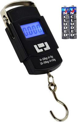 Jeevan jyoti agency Digital Hanging Smart Electronic Spring Scales Backlight Fishing Scales J109 Weighing Scale(Black)