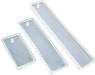 Ditya Crafts Resin silicone Bookmark Mould Set of 3 Rectangular Mold