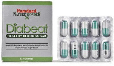 Hamdard Diabeat Capsules (60caps) PACK OF 4(Pack of 4)