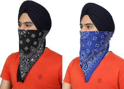 Bismaadh Men & Women Printed Bandana(Pack of 2)