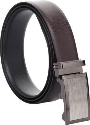 SunShopping Men Formal Brown Synthetic Belt