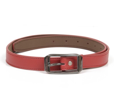 CALVADOSS Women Casual Red Texas Leatherite Belt