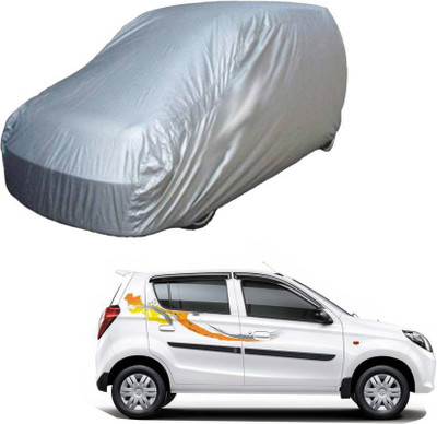 Carbox Enterprises Car Cover For Maruti Suzuki Alto 800 CNG LXI Optional (Without Mirror Pockets)(Silver)