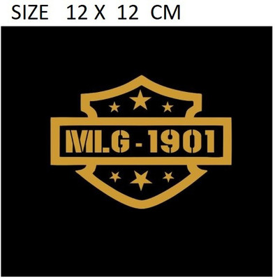 SARVAVIDYA Sticker & Decal for Bike(Gold)