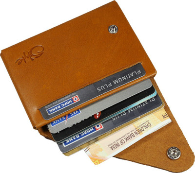 Style 98 6 Card Holder(Set of 1, Tan)