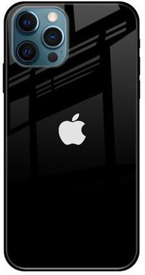 CallSmith Back Tempered Glass for Apple iPhone 12 / 12 Pro Ultra Glossy Black Back Tempered Glass, ( Orignal Seller CallSmith India )(Pack of 1)
