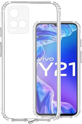 Druthers Bumper Case for Vivo Y21 2021, Vivo Y33s(Transparent, Flexible, Silicon, Pack of: 1)
