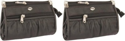 BABERWAL ENTERPRISES Casual, Formal, Party, Sports Black, Black  Clutch(Pack of: 2)