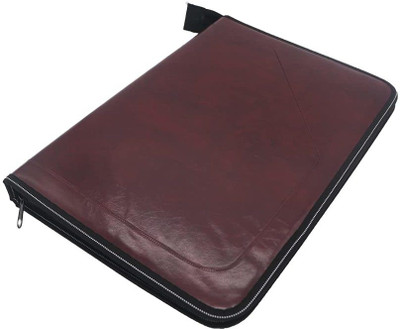 TOTAM PU Leather Legal Size Documents Holder(Set Of 1, Maroon)