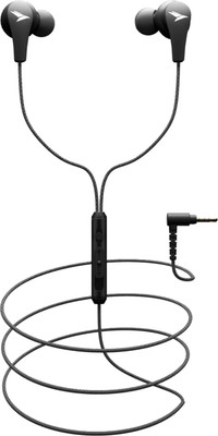 Mozu 100, L Shape Jack, Volume Wired(Grey, In the Ear)