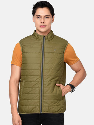 t-base Sleeveless Solid Men Jacket