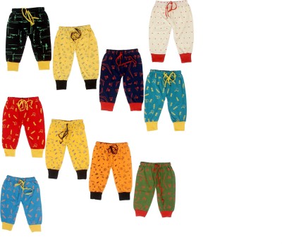 DIAMOND Track Pant For Baby Boys & Baby Girls(Multicolor, Pack of 10)
