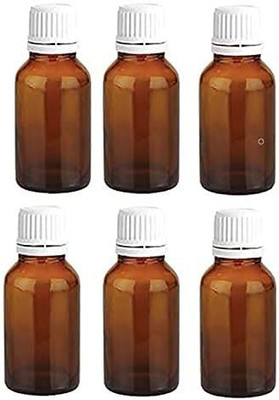 Shop homeo 100 M.L Round Glass Bottles + Removable Smart Plastic Dropper + Dropper Plug [ Pack of 06 ] Laboratory Dropper Bottle(Glass 100 ml Pack of6)