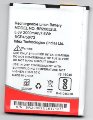 RYN Store Mobile Battery For  INTEX BR20052UL Battery Intex Aqua Lion 4G::