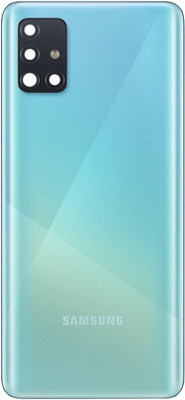 Unique4Ever SAMSUNG GALAXY ( A51 ) With Camera Glass Ring Back Panel(Blue)