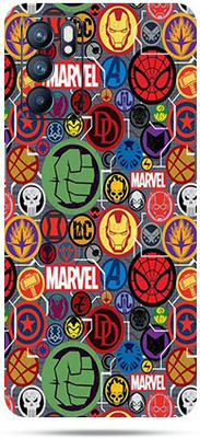 OggyBaba oppo reno6 Mobile Skin(Marvel Sticker Skin Matte Finish)