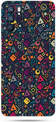 OggyBaba oppo reno6 Mobile Skin(Geometric Shapes Skin Matte Finish)