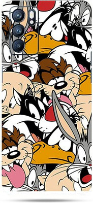 OggyBaba oppo reno6 Mobile Skin(Funny AN Skin Matte Finish)