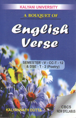 English Versa Semester-V-Cc-T-12& Dse-T-2(Poetry)(Paperback, KALYANNATH DUTTA)