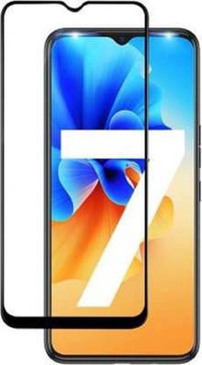 INFINITYWORLD Edge To Edge Tempered Glass for Tecno Spark 7(Pack of 1)