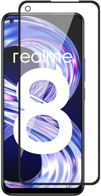 Gorilaorginal Edge To Edge Tempered Glass for . Realme 8, Realme 8 Pro, Realme X7-(Pack of 1)