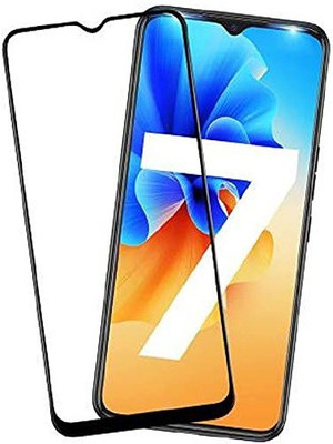 INFINITYWORLD Edge To Edge Tempered Glass for Tecno Spark 7(Pack of 1)