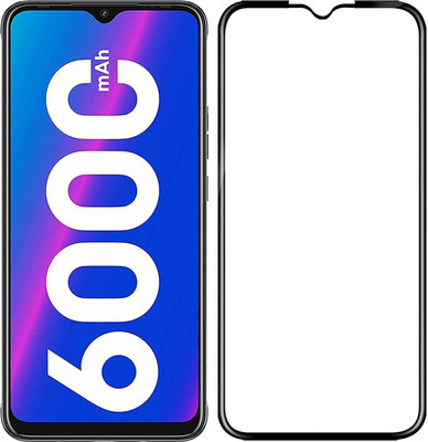 INFINITYWORLD Edge To Edge Tempered Glass for Tecno Spark 7(Pack of 1)