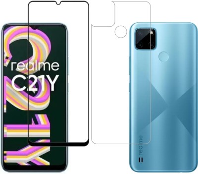 Ten To 11 Front and Back Tempered Glass for Realme C21Y(Pack of 2)