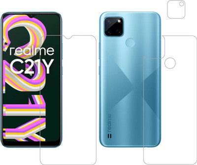 Ten To 11 Front and Back Tempered Glass for Realme C21Y(Pack of 3)
