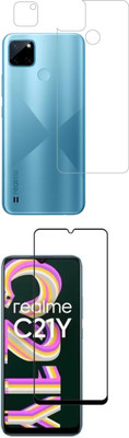 Ten To 11 Front and Back Tempered Glass for Realme C25Y(Pack of 3)