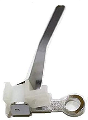 ZENITH Darning White Pressure Foot Snap on Type for Automatic Electric Low Shank Sewing Machines Suitable for Usha Janome Brother Singer etc Steel Finish Stitching with Low Shank(Pack of 1)