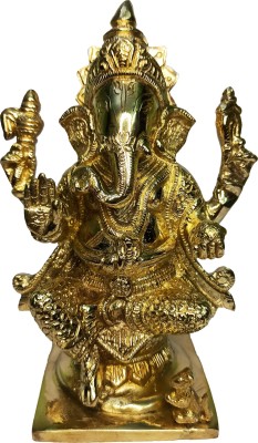 Sristi Decorative Showpiece  -  17 cm(Brass, Gold)