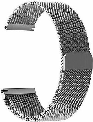 Speeqo 20mm Metal Magnetic Watch Belt Milanese Loop (CHEK MODEL LIST) Smart Watch Band Smart Watch Strap(Silver)