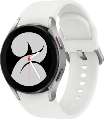 SAMSUNG Galaxy Watch4 LTE (4.0cm)(Silver Strap, Free Size)
