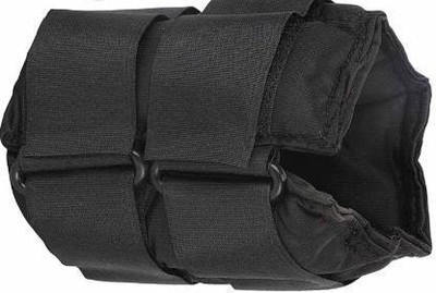 TDM FITNESS Weight Cuffs (0.5kg, 1kg, 1.5kg & 2kg) Free Size Ankle & Wrist Support (Black) Wrist Support(Black)