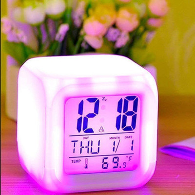 Gadgethub Digital Multicolor Clock