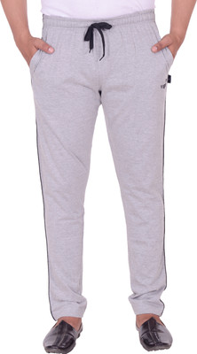 Vego Solid Men Grey Track Pants